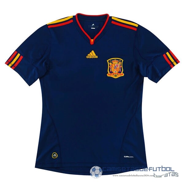 Segunda Camiseta España Retro Equipación 2010 Azul