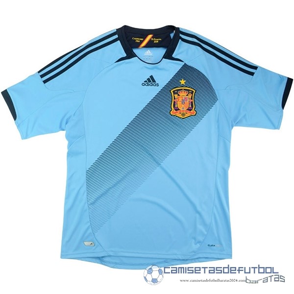Segunda Camiseta España Retro Equipación 2012 Azul