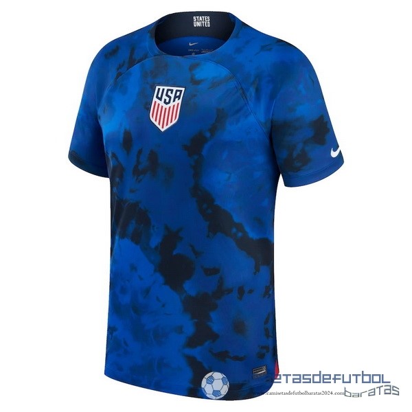 Segunda Camiseta Estados Unidos 2022 Azul