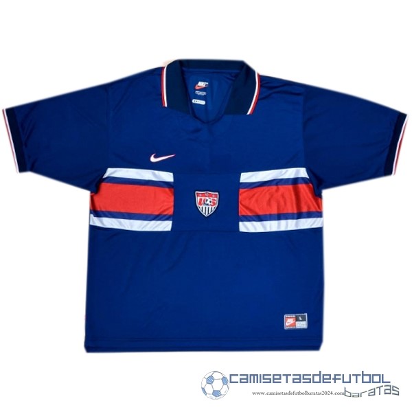 Segunda Camiseta Estados Unidos Retro Equipación 1995 1997 Azul