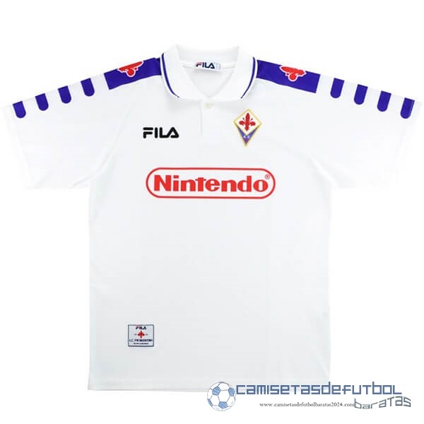 Segunda Camiseta Fiorentina Retro Equipación 1998 1999 Blanco
