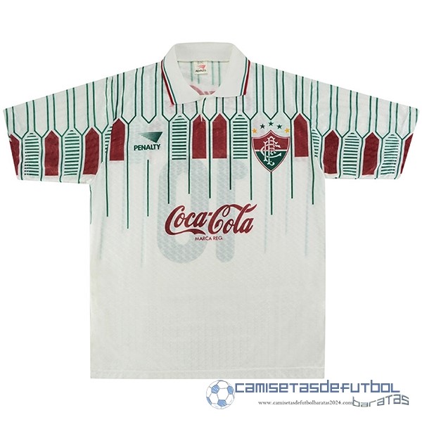 Segunda Camiseta Fluminense Retro Equipación 1989 Blanco