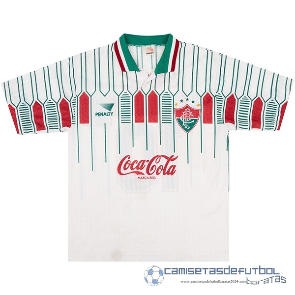 Segunda Camiseta Fluminense Retro Equipación 1993 Blanco