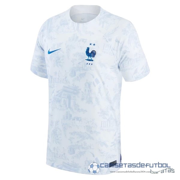 Segunda Camiseta Francia 2022 Blanco