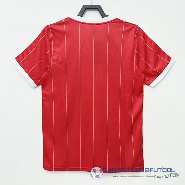 Segunda Camiseta Hamburgo Retro Equipación 1983 1984 Rojo