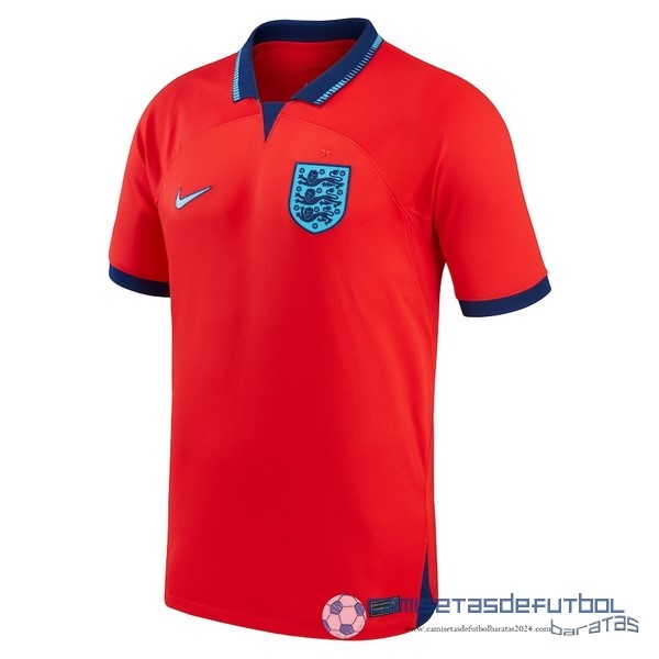 Segunda Camiseta Inglaterra 2022 Rojo