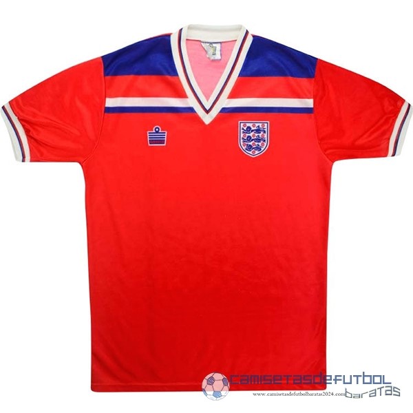 Segunda Camiseta Inglaterra Retro Equipación 1980 Rojo