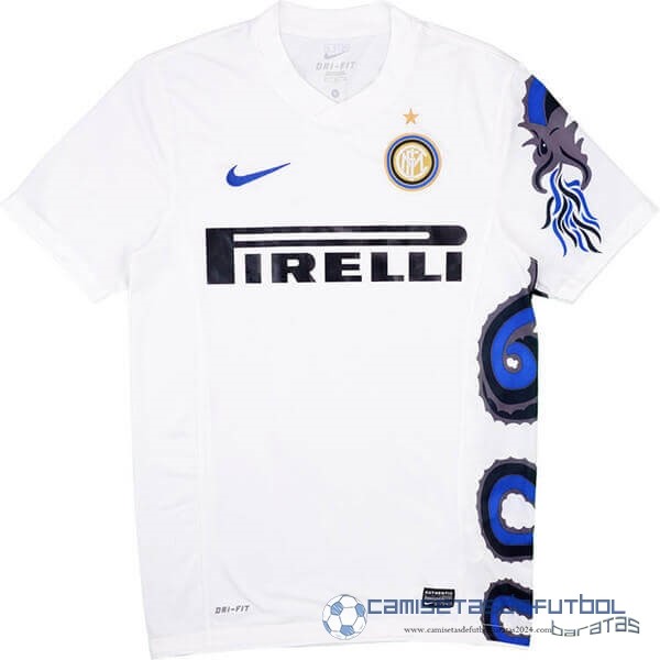 Segunda Camiseta Inter Milán Retro Equipación 2010 2011 Blanco