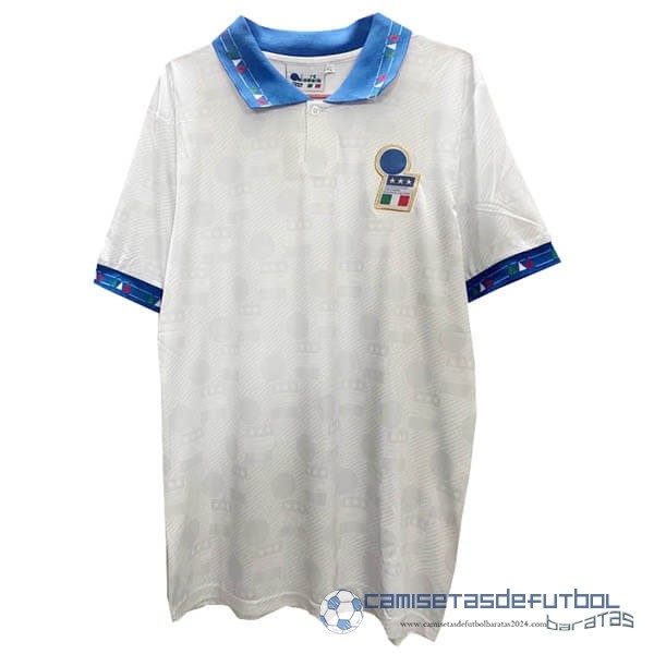 Segunda Camiseta Italy Retro Equipación 1994 Blanco