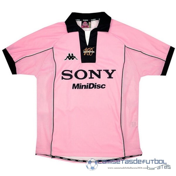 Segunda Camiseta Juventus Retro Equipación 1997 1998 Rosa