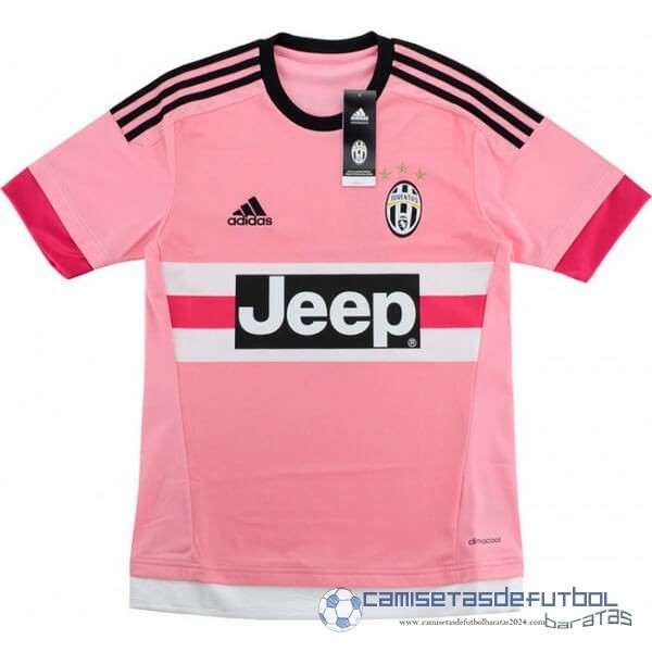 Segunda Camiseta Juventus Retro Equipación 2015 2016 Rosa