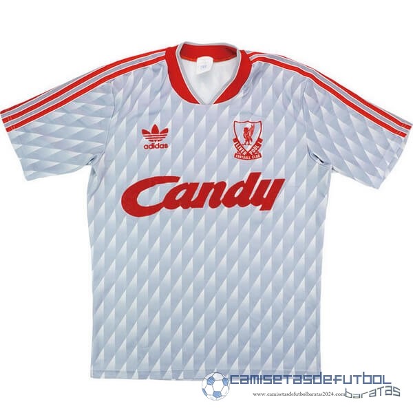 Segunda Camiseta Liverpool Retro Equipación 1989 1990 Rojo