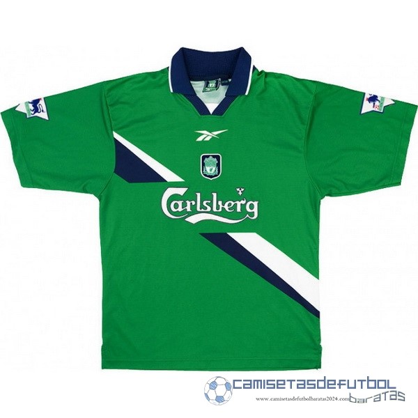 Segunda Camiseta Liverpool Retro Equipación 1999 2000 Verde