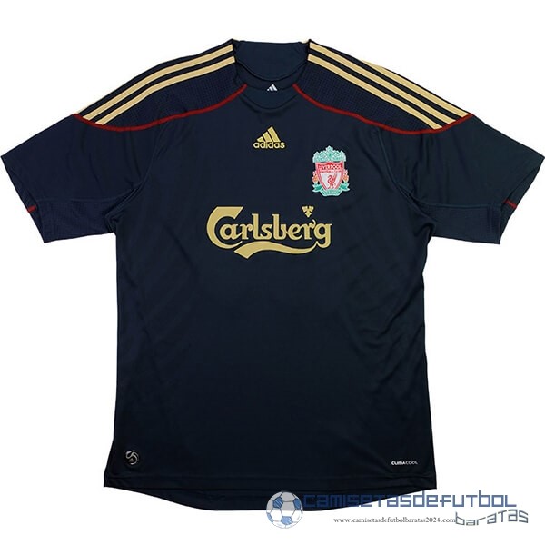 Segunda Camiseta Liverpool Retro Equipación 2009 2010 Negro