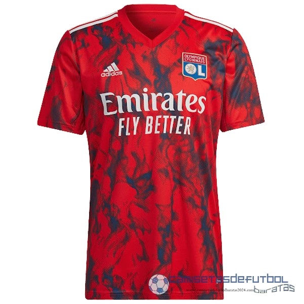Segunda Camiseta Lyon Equipación 2022 2023 Rojo