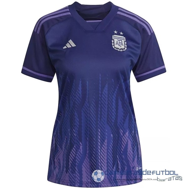 Segunda Camiseta Mujer Argentina 2022 Purpura
