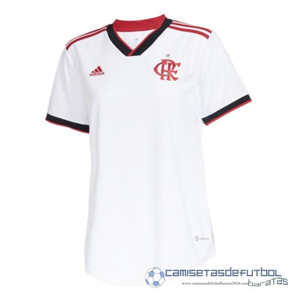 Segunda Camiseta Mujer Flamengo Equipación 2022 2023 Blanco