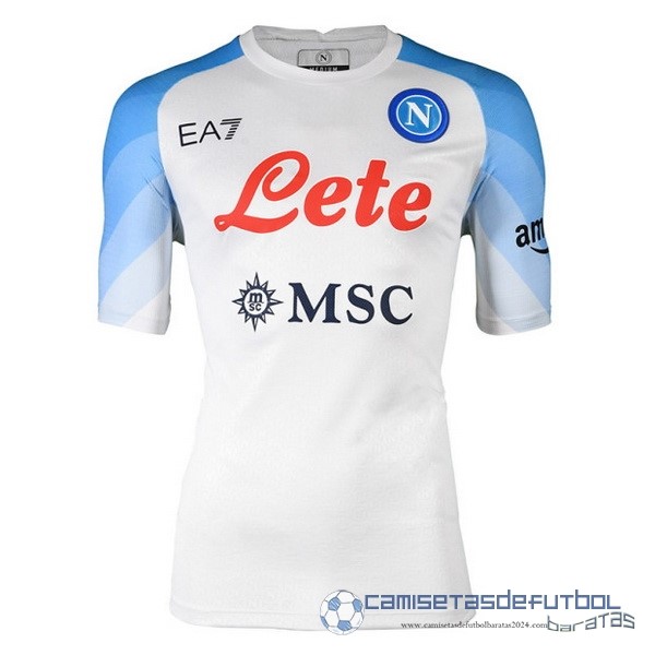 Segunda Camiseta Napoli Equipación 2022 2023 Blanco