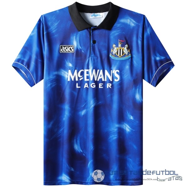 Segunda Camiseta Newcastle United Retro Equipación 1993 1995 Azul