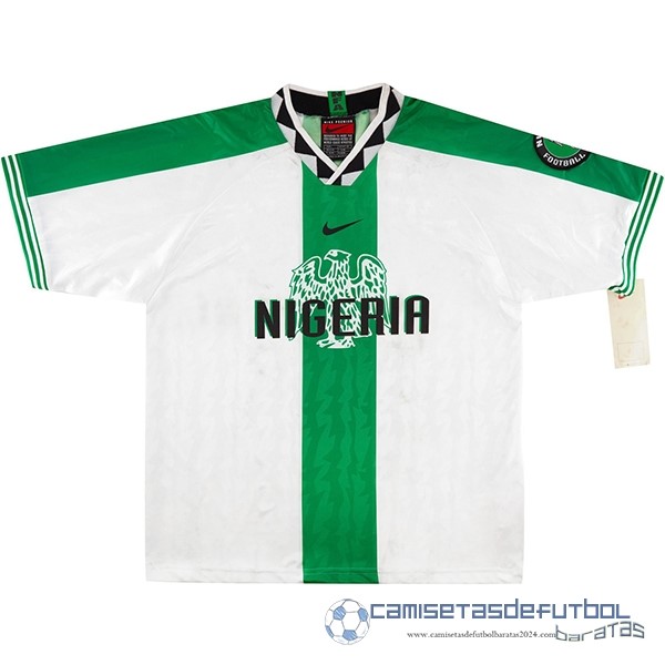 Segunda Camiseta Nigeria Retro Equipación 1996 Blanco