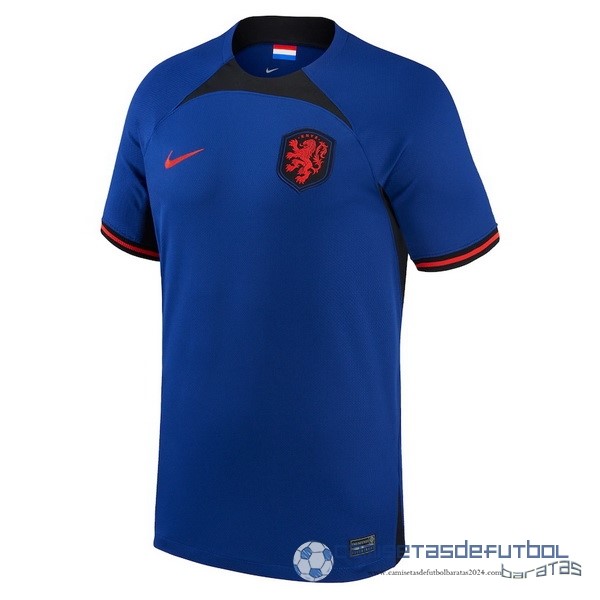 Segunda Camiseta Países Bajos 2022 Azul