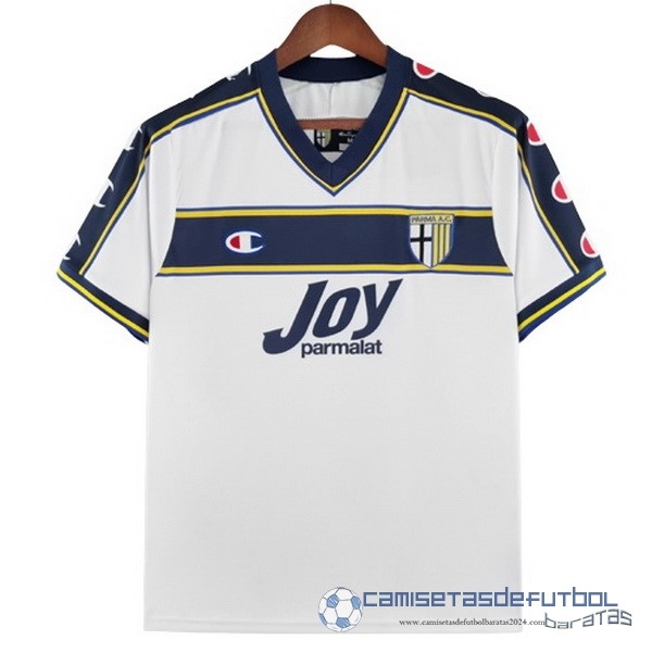 Segunda Camiseta Parma Retro Equipación 2001 2002 Blanco
