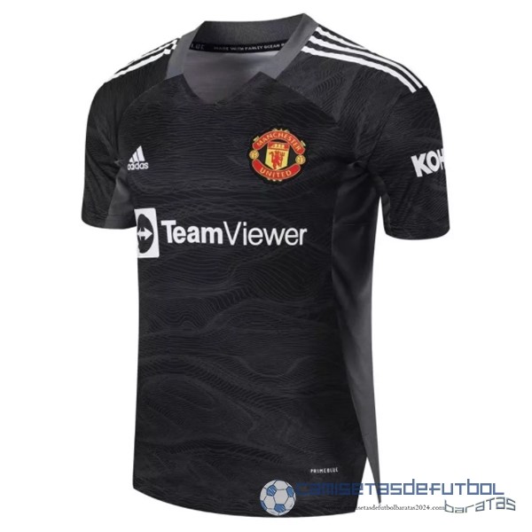 Segunda Camiseta Portero Manchester United Equipación 2021 2022 Negro