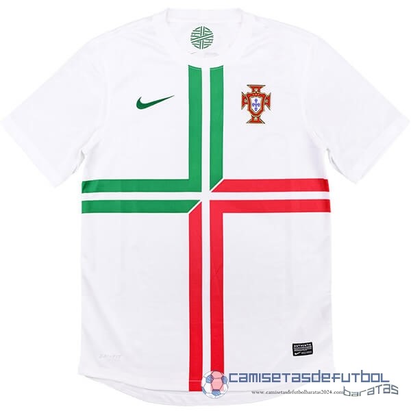 Segunda Camiseta Portugal Retro Equipación 2012 Blanco