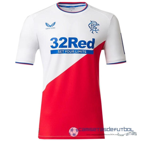 Segunda Camiseta Rangers Equipación 2022 2023 Blanco