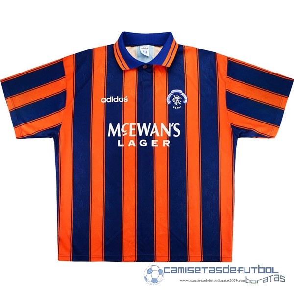 Segunda Camiseta Rangers Retro Equipación 1993 1994 Naranja