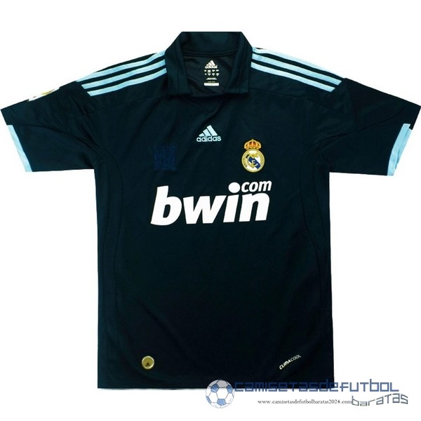 Segunda Camiseta Real Madrid Retro Equipación 2009 2010 Negro