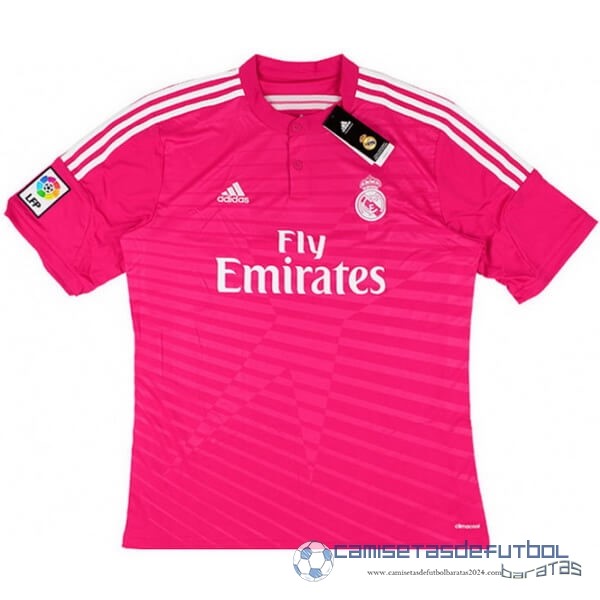 Segunda Camiseta Real Madrid Retro Equipación 2014 2015 Rosa