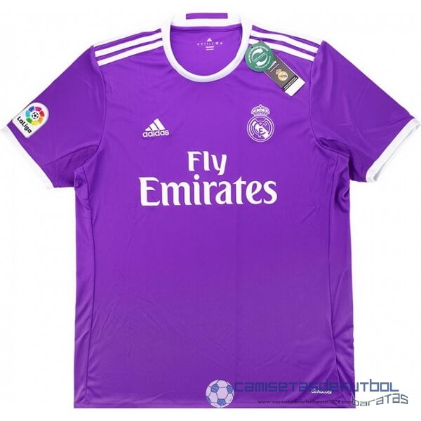 Segunda Camiseta Real Madrid Retro Equipación 2016 2017 Purpura