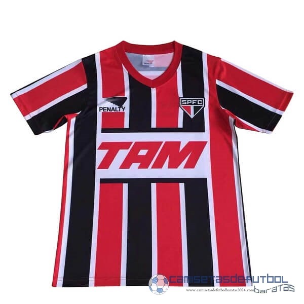 Segunda Camiseta São Paulo Retro Equipación 1993 Rojo Negro