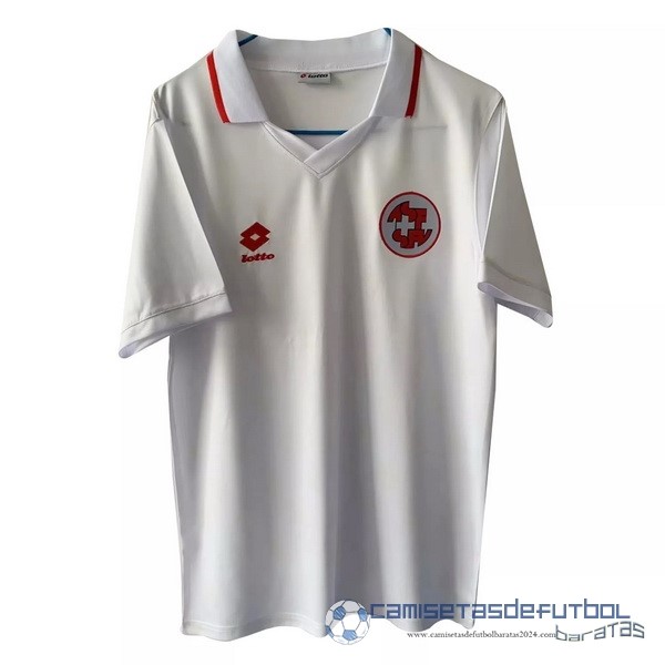 Segunda Camiseta Suiza Retro Equipación 1994 Blanco
