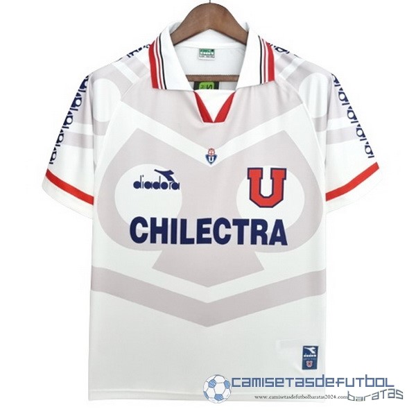 Segunda Camiseta Universidad De Chile Retro Equipación 1996 Blanco
