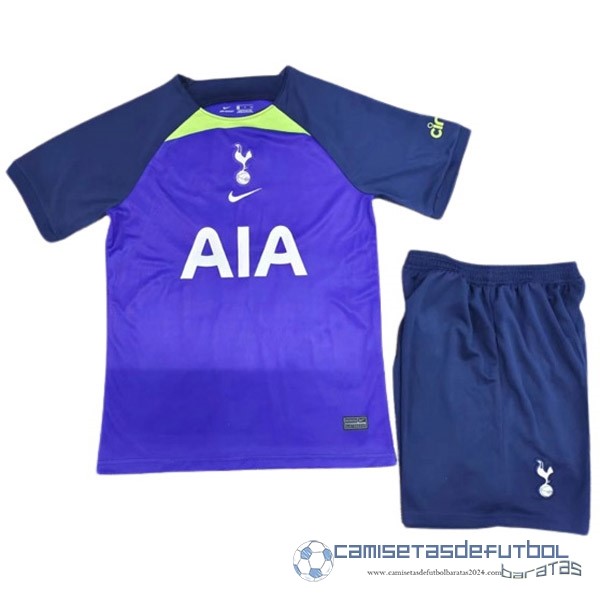 Segunda Conjunto De Niños Tottenham Hotspur Equipación 2022 2023 Purpura Verde