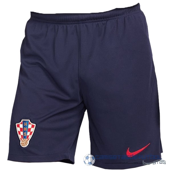 Segunda Pantalones Croacia 2022 Azul Marino