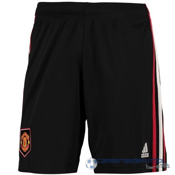 Segunda Pantalones Manchester United Equipación 2022 2023 Negro