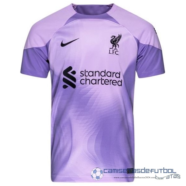 Tailandia Camiseta Portero Liverpool Equipación 2022 2023 Purpura