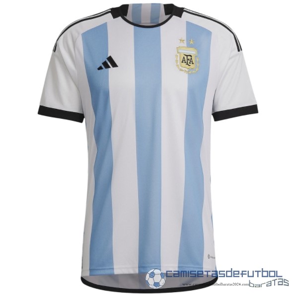 Tailandia Casa Camiseta Argentina 2022 Azul Blanco