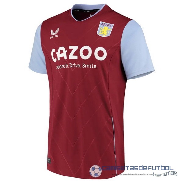 Tailandia Casa Camiseta Aston Villa Equipación 2022 2023 Rojo