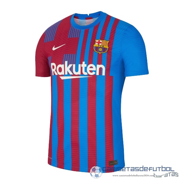 Tailandia Casa Camiseta Barcelona Equipación 2021 2022 Azul Rojo