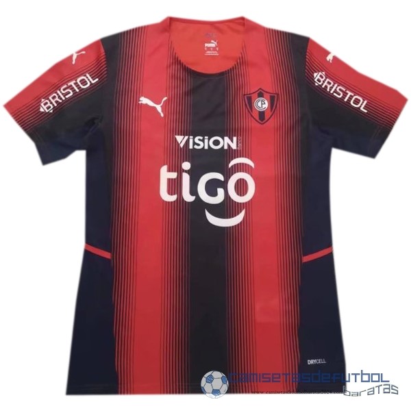 Tailandia Casa Camiseta Cerro Porteño Equipación 2022 2023 Rojo