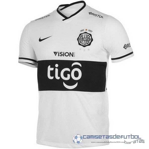 Tailandia Casa Camiseta Club Olimpia Equipación 2022 2023 Blanco