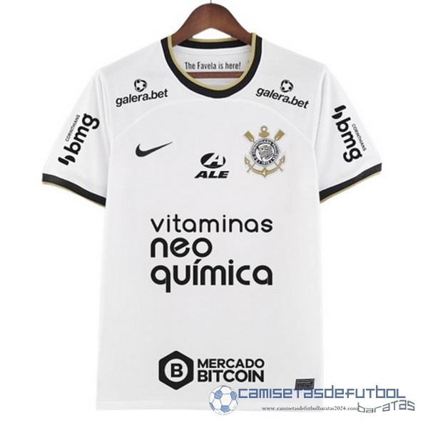 Tailandia Casa Camiseta Corinthians Paulista Equipación 2022 2023 I Blanco