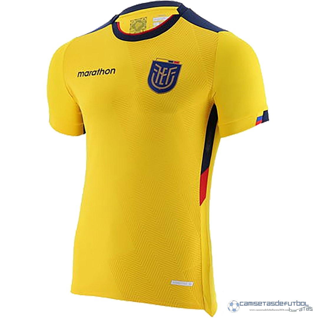 Tailandia Casa Camiseta Ecuador 2022 Amarillo