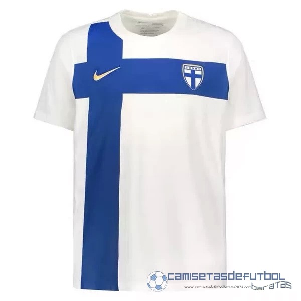 Tailandia Casa Camiseta Finlandia 2022 Blanco