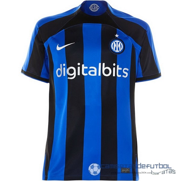 Tailandia Casa Camiseta Inter Milán Equipación 2022 2023 Azul