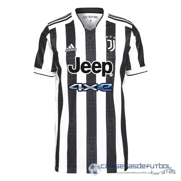 Tailandia Casa Camiseta Juventus Equipación 2021 2022 Blanco Negro